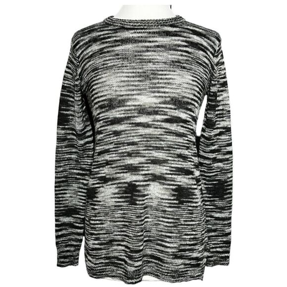 ABOUND NORDSTROM Lightweight Space Dye Marled Knit Hi-Low Hem Tunic Sweater - Picture 1 of 5